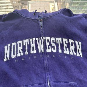 Northwestern University Collection: Purple Zip-up Hoodie (S)